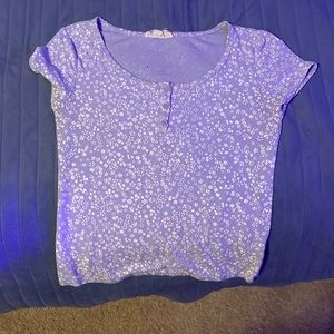 brand pink republic, color light blue with white flowers size medium